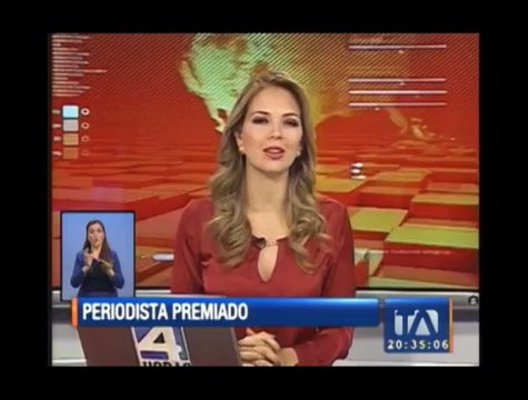 Corresponsal de Teleamazonas gana el premio de periodismo “Fenix nacional”