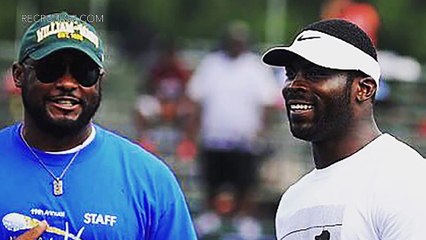 Michael Vick Meeting with the Steelers