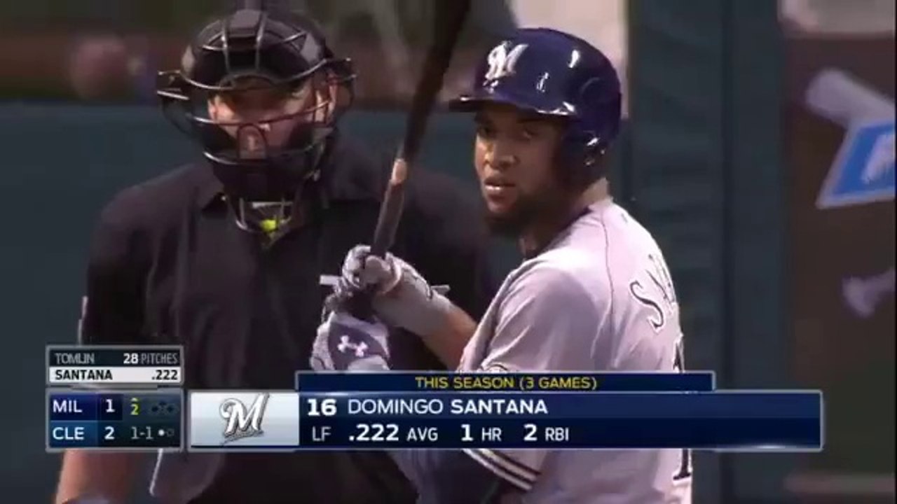 Jonrón de Domingo Santana