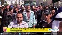 Palestinians protest against failure to reconstruct war-ravaged Gaza-copypasteads.com