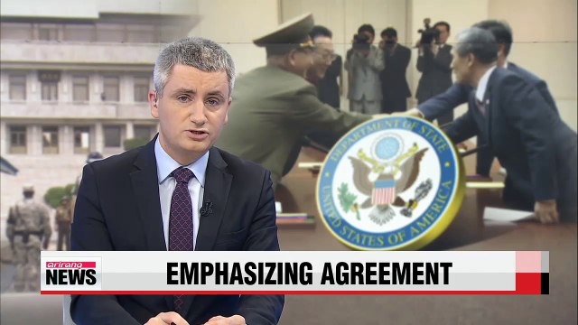 Washington remains tight-lipped on translation of N. Korea's expression of regret