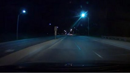 Malfunctioning Street Lights Turn Roadway Into Epic Rave