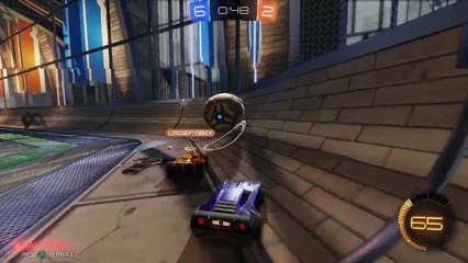 Upside Down Backwards Ricochet Aerial Goal