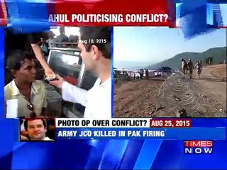 Rahul Gandhi's J&K visit sparks row