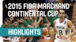Brazil v Argentina - Highlights - 2015 FIBA Marchand Continental Cup