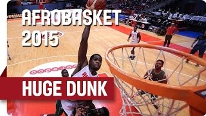 Huge Dunk by Angola's Yanick Moreira - AfroBasket 2015