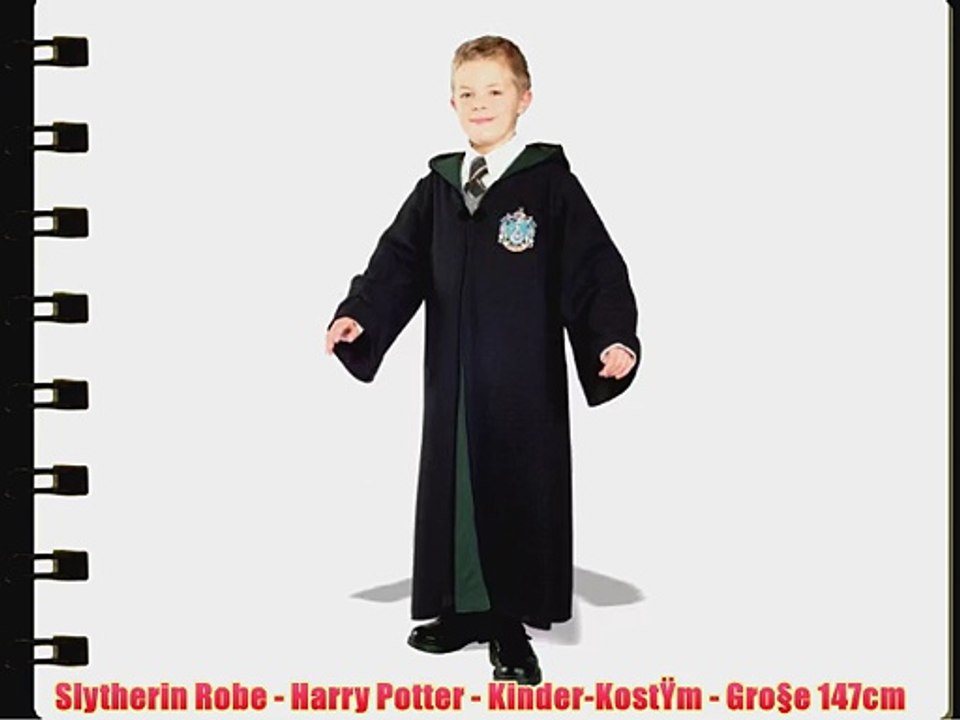 Slytherin Robe - Harry Potter - Kinder-Kost?m - Gro?e 147cm
