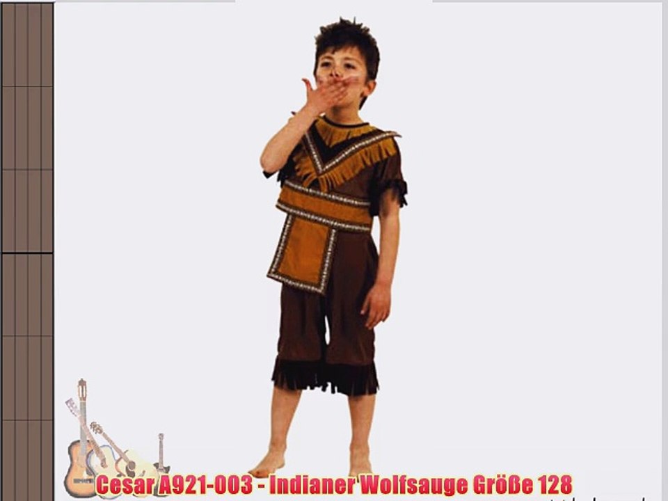 Cesar A921-003 - Indianer Wolfsauge Gr??e 128