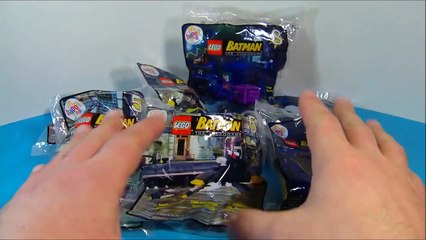 2008 LEGO BATMAN THE VIDEO GAME SET OF 8 McDONALD'S HAPPY MEAL TOY'S VIDEO REVIEW