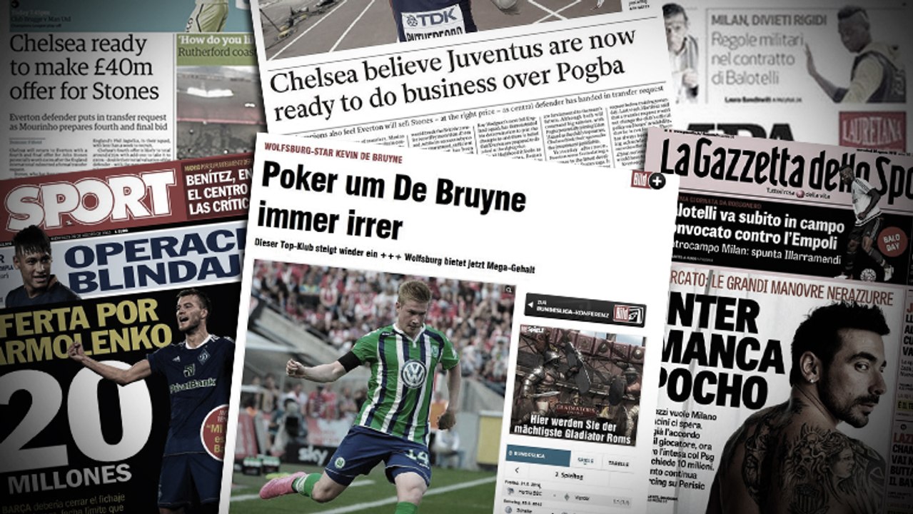 L’incroyable plan du PSG pour arracher De Bruyne, les clauses hallucinantes du contrat de Balotelli