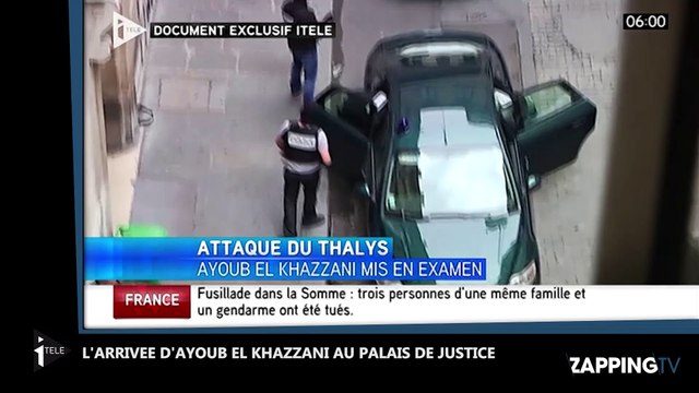 Thalys : Les premières images d'Ayoub El Khazzani menotté et pieds nus !