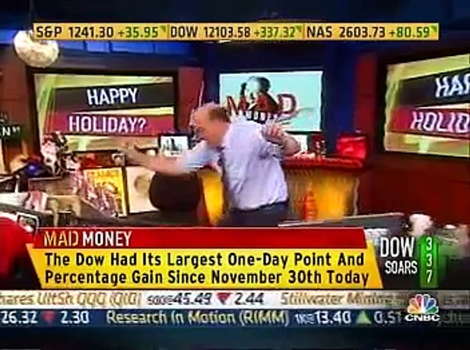 December 20th 2011 CNBC Mad Money Jim Cramer Stock Market Show Opening