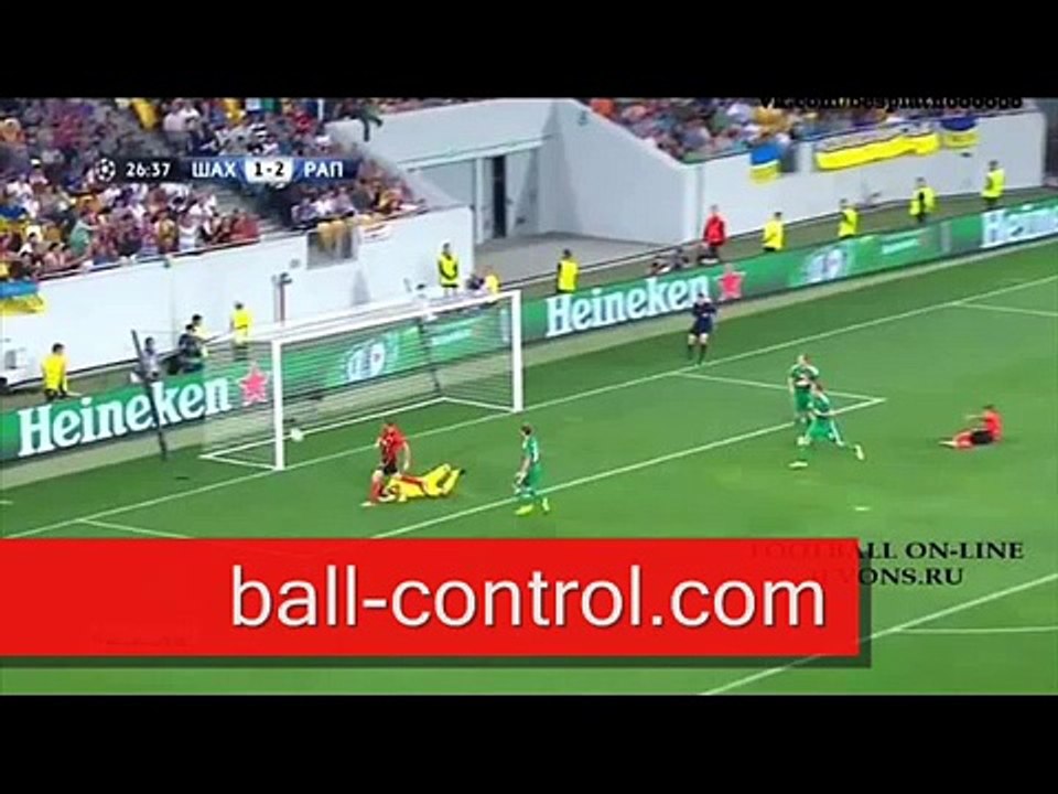 Shaktar Donetsk 2 - 2 Rapid Wien Goals & Highlights HD 25.08.2015