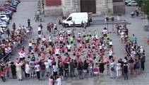 Flash mob des centres de loisirs 21/08/2015