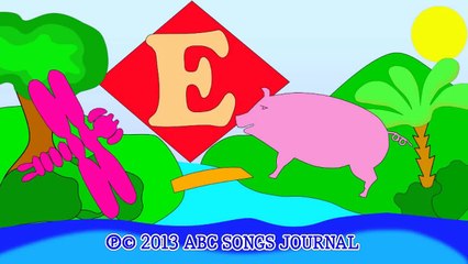 Alphabet song Nursery Rhymes Kids Cartoon 5 of ABC Songs for Children Collection 3, Letter E