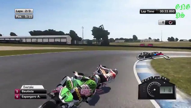 MotoGP™14 Playstation 4 - GamePlay pedrosa Phillip island #GameNetworkPS