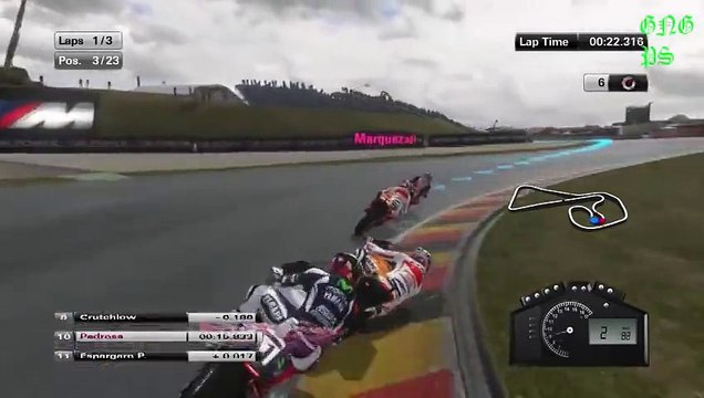 MotoGP™14 Playstation 4 - GamePlay pedrosa Sachsenring #GameNetworkPS
