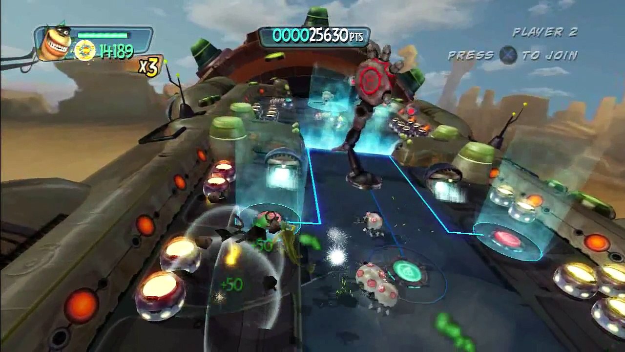 Monsters VS Aliens Walkthrough Part 18 (PS3, X360, Wii, PS2) ~ Missing Link Level 18