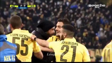 ΑΕΚ - Ατρόμητος γκολ Τζανετόπουλου
