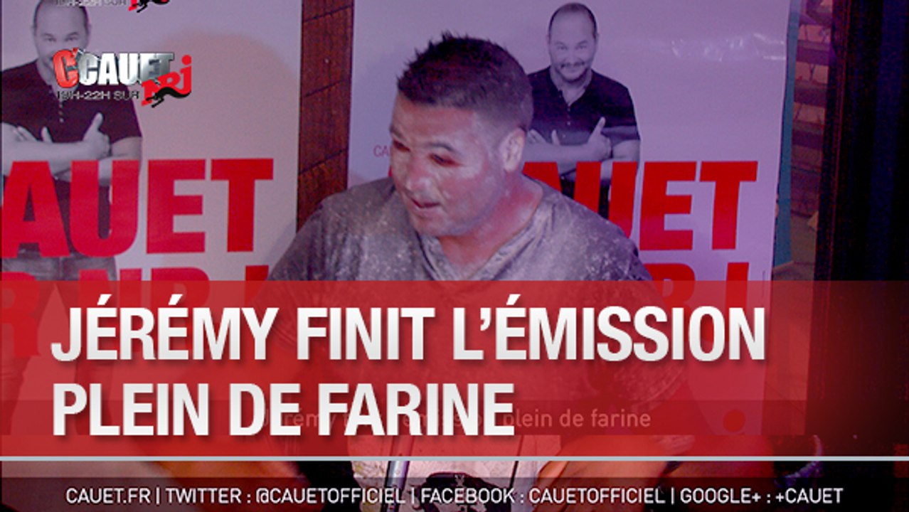 Jérémy finit l'émission plein de farine - C'Cauet sur NRJ