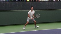 Novak Djokovic Backhand In Super Slow Motion 4 - Indian Wells 2013 - BNP Paribas Open