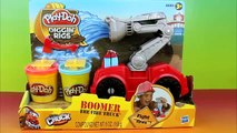 Play Doh Diggin  Rigs Boomer the fire truck Hasbro Tonka Chuck & Friends