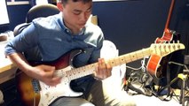 Rock guitar riffs lesson - am bpm120