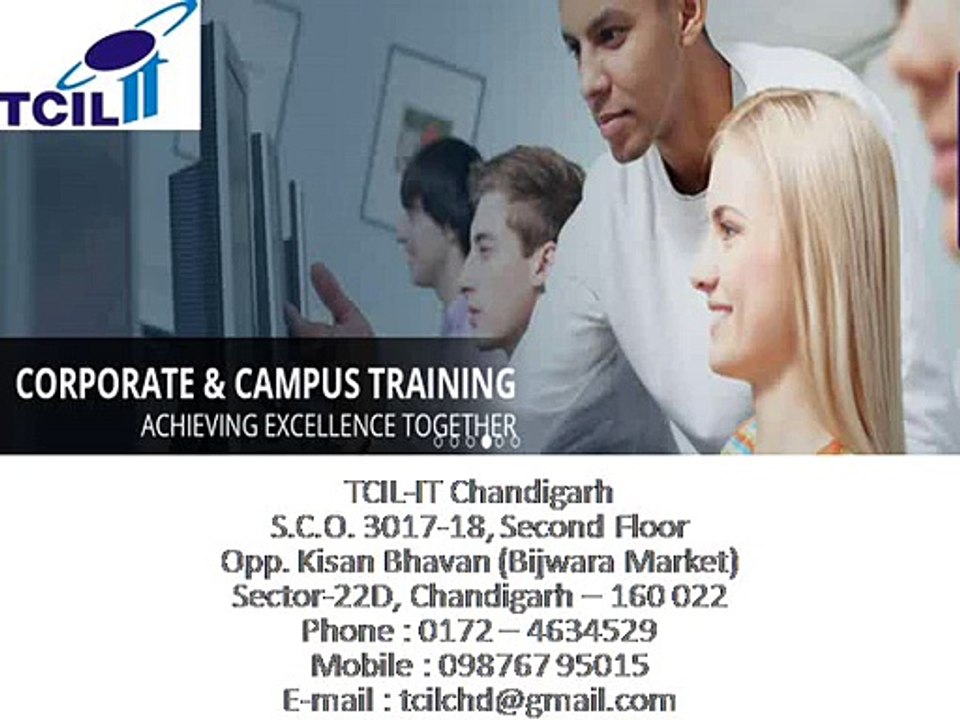 Best Six Months and Six Weeks Industrial Training in Chandigarh and Mohali