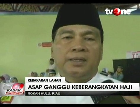 Kabut Asap Tunda Keberangkataan Jemaah Calon Haji