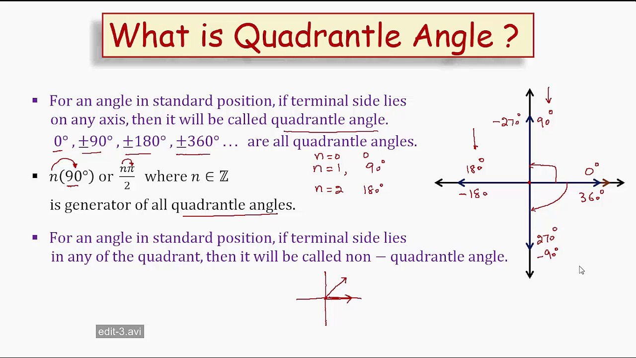 What are Trigonometric Ratios ? Trigonometric Functions of Non Quadrantle Angles