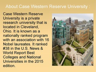 Case Western Reserve University: Laura Deleruyelle