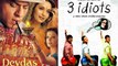 novel based 9 bollywood movies,outanding films,3 idiots,7 khoon maaf,devdas,kai po che,parineeta,pinjar,sahib bibi ghulam,