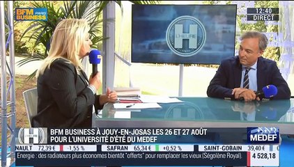 Bernard Spitz, président du pôle International et Europe du Medef - 26/08