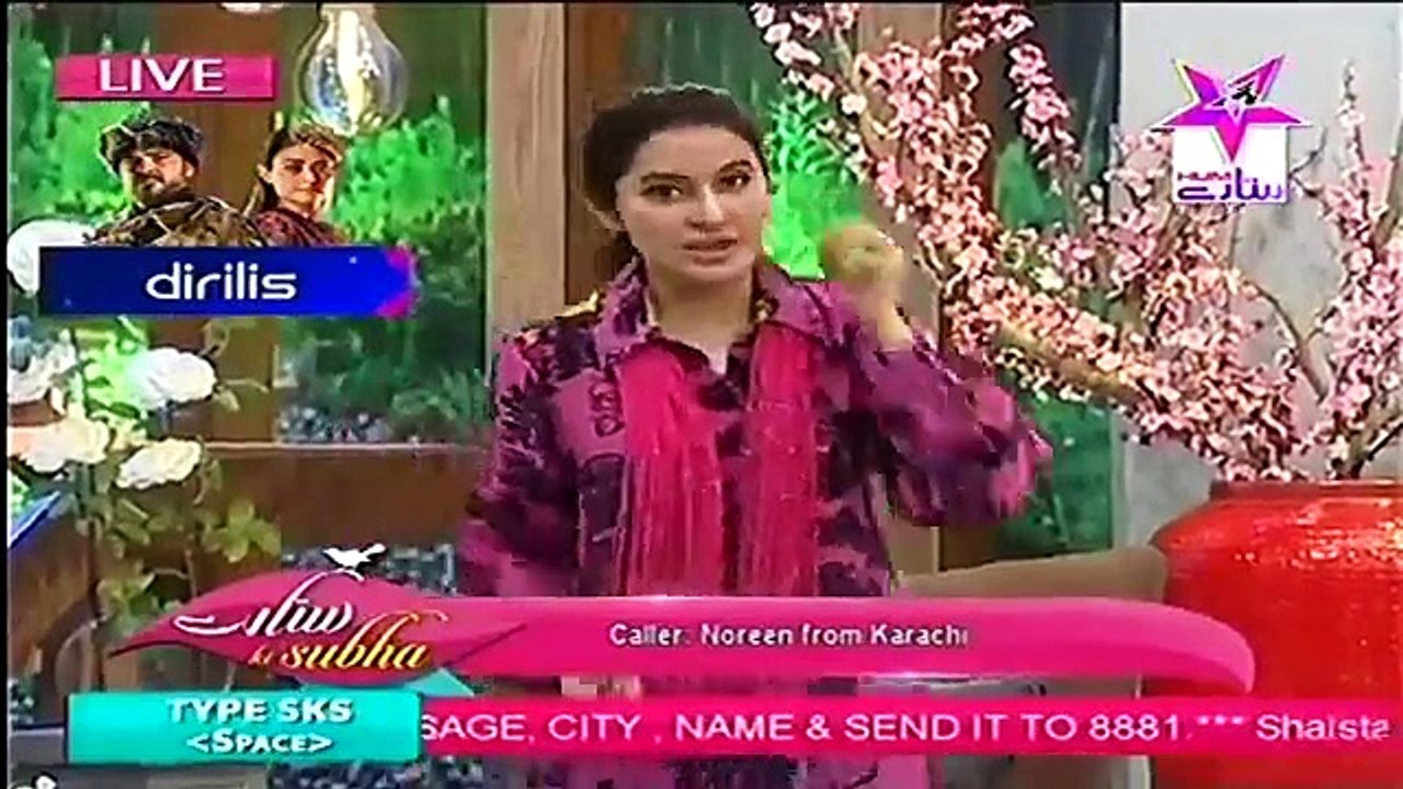Sitaray Ki Subha With Shaista Lodhi on Hum Sitaray Part 2 - 26th August 2015