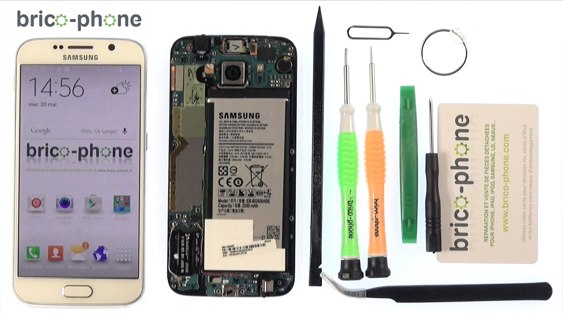 Tutoriel Samsung Galaxy S6 Comment changer la batterie HD - Vidéo  Dailymotion