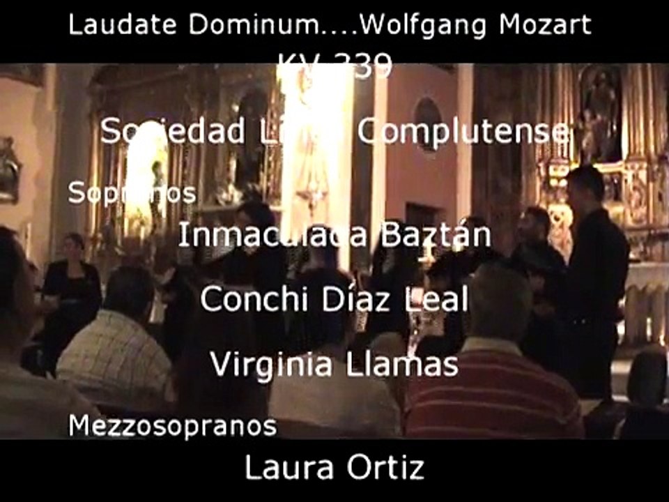 Laudate Dominum KV 339   Mozart