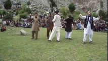 Ghizer Arts council team performing cultural dancce of Gilgit Baltistan at Ghakuch Ghizer