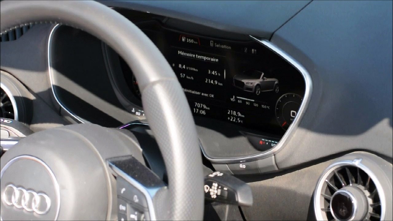 test Audi TT roadster quattro 230 ch (acceleration, engine sound)