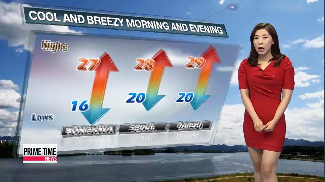 Cool morning, warm afternoon