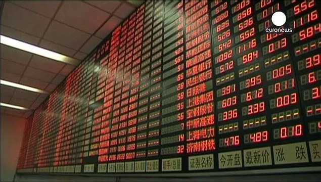 La bolsa china continúa en rojo, pese a la bajada de los tipos de interés