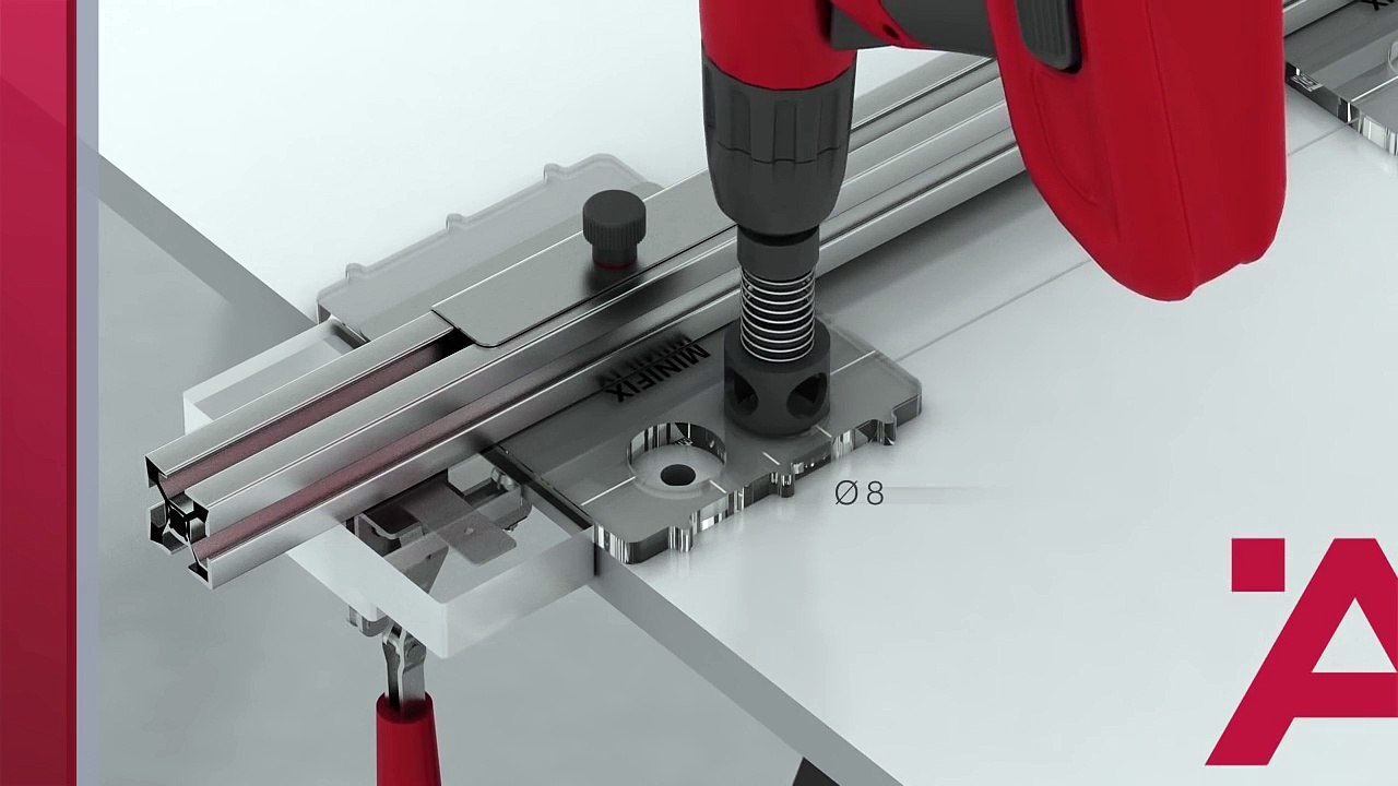 Hafele Türkiye | Minifix Üçlü Montaj Şablonu