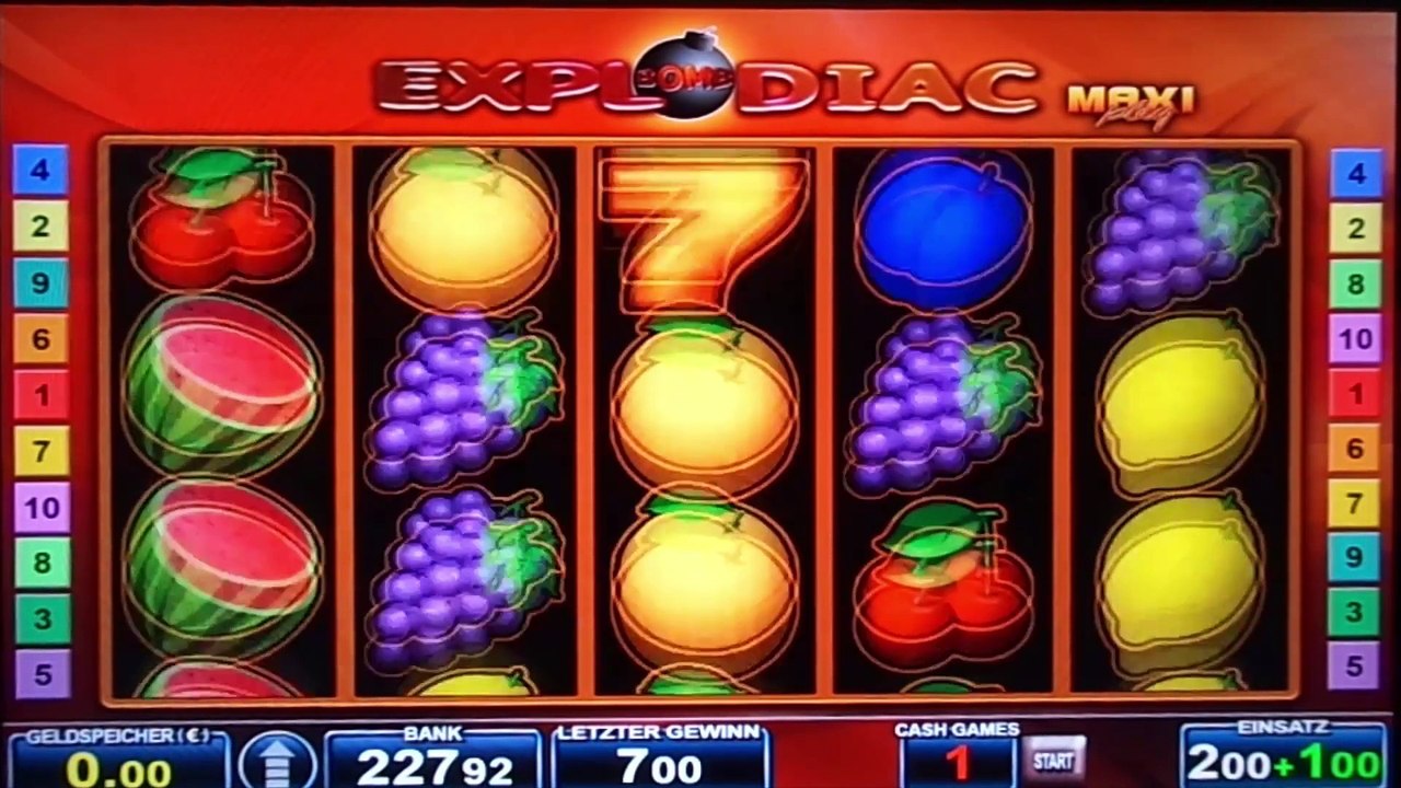 Bally Wulff Maxi Play 4 Explodiac 3.00€ Slot Gaming