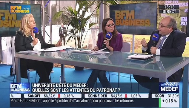 Edition spéciale Université d'été du Medef (2/2) : débrief du discours d'ouverture de Pierre Gattaz - 26/08