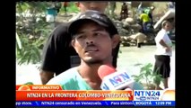 Colombianos deportados arriesgan la vida atravesando el río Táchira