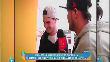 Benjamín Lukovski se ríe de rumores sobre bisexualidad (VIDEO)