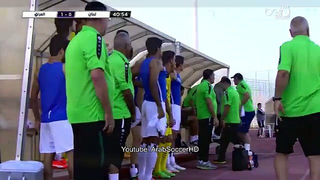 مشاهدة اهداف مباراة لبنان والعراق 2_3 بتاريخ 26-08-2015 مباراة ودية