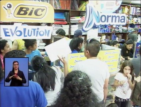 Se realizó operativo de control de precios de útiles escolares