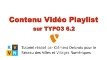 Tutoriel TYPO3 6.2 - Contenu Video Playlist