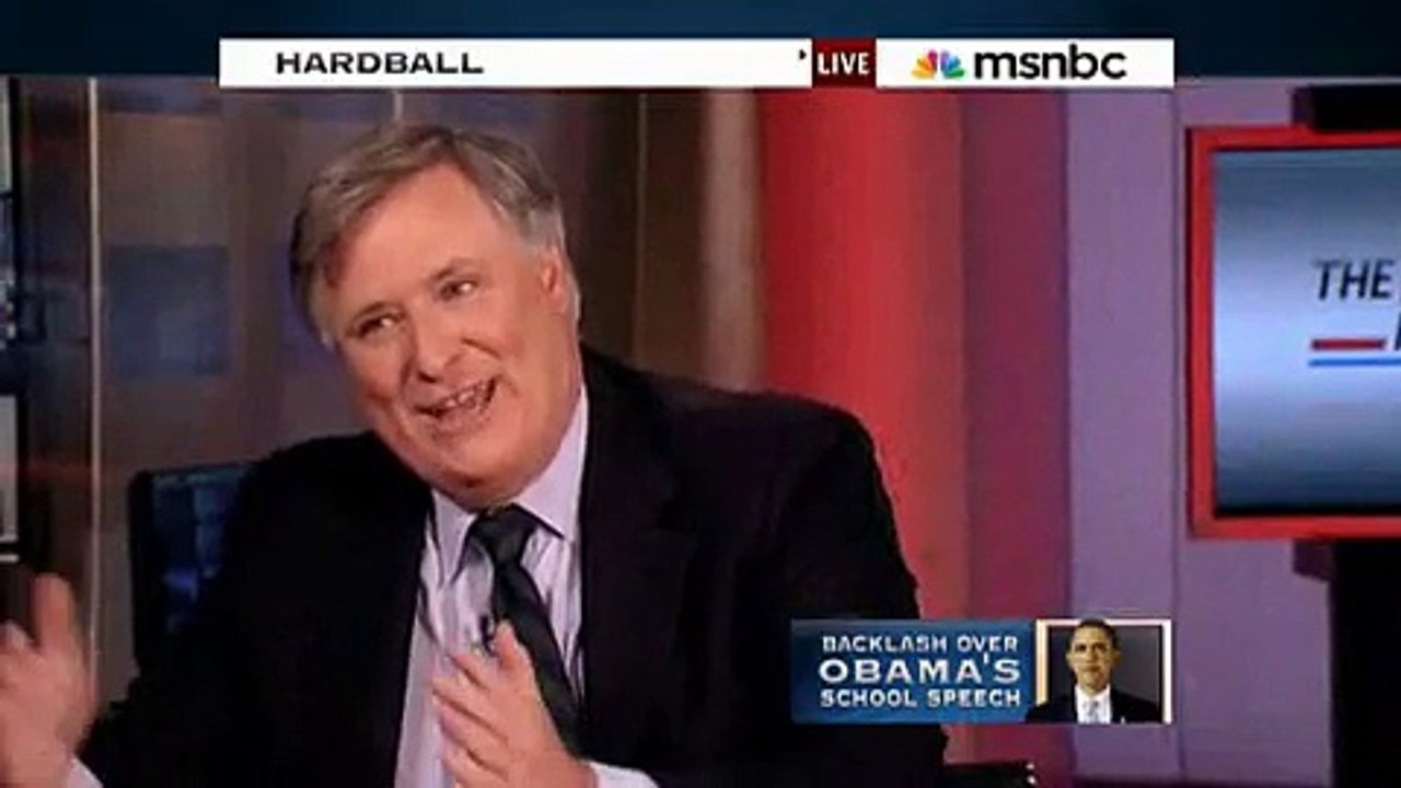 Obama classroom speech - Chris Matthews, Joan Walsh-v-Terry Jeffrey