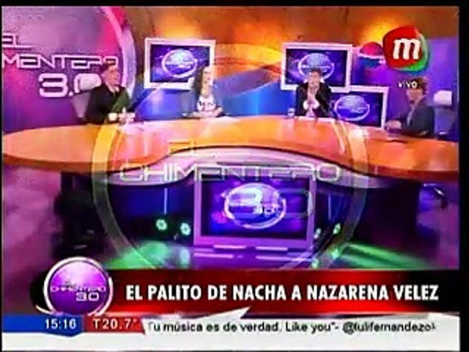 El palito de Nacha Guevara a Nazarena Vélez